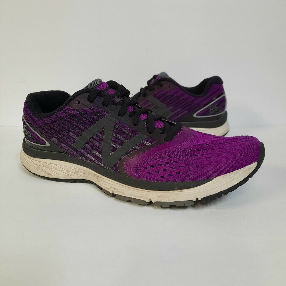 New Balance 860 Women’s Shoes Sneakers Purple Black Size 9 B Running W860VB9